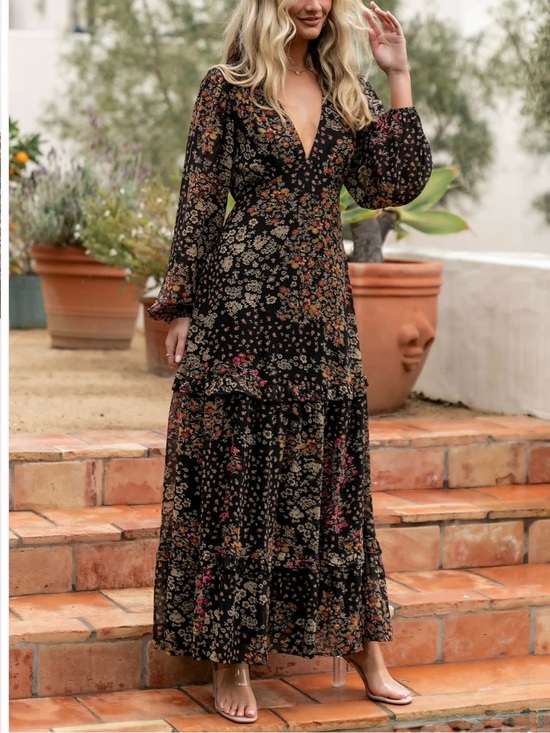 Baltic Born Dresses & Skirts - Baltic Born Bowman Floral Maxi Dress Size XL New